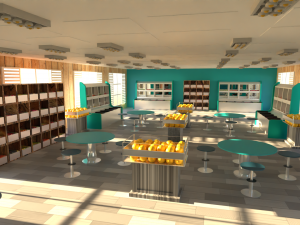 Greengrocer Store Modello 3D