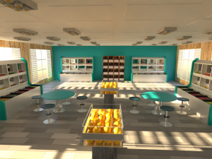 Greengrocer Store Modello 3D