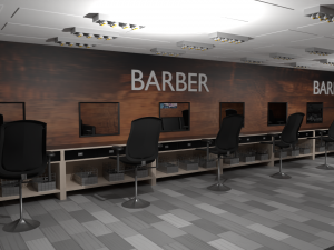 BarberShop Interior 3D Model