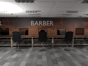 BarberShop Interior 3D Model