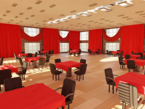Ballroom Interior 3D 模型