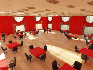 Ballroom Interior Modèle 3D