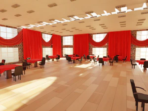 Ballroom Interior 3D Model