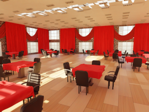Ballroom Interior Modèle 3D