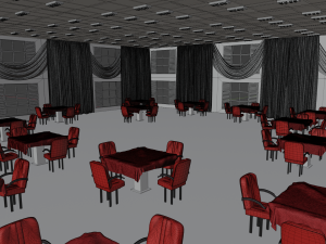 Ballroom Interior Modèle 3D