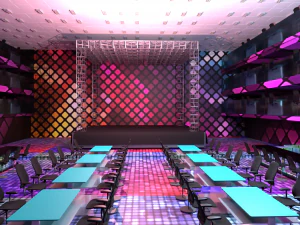 Concert Stage Disco 3D Model