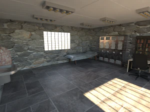 Prigione sotterranea Modello 3D