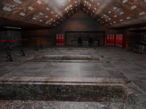 Warsztat samochodowy Model 3D