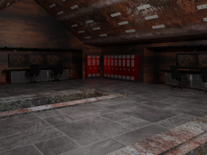 Car Repair Shop Model 3D