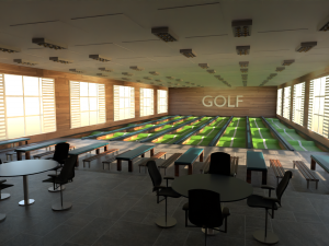 Golf Course Interior 3D Model