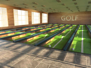 Golf Course Interior 3D Model