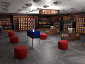 Huisdier Dierenvoer - Feed Shop 3D Model