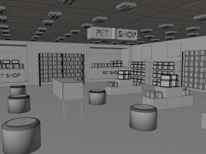 Pet Animal Fodder - Feed Shop 3Dモデル