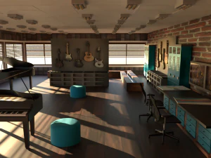 Music Workshop 3D Model