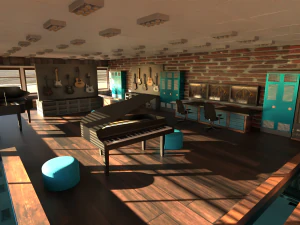 Music Workshop 3D Model