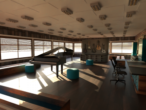 Music Workshop Modello 3D