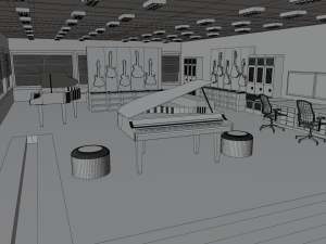 Music Workshop Modello 3D