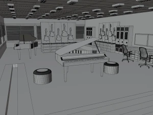 Music Workshop 3D Model