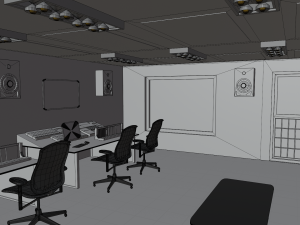 Recording Studio 3D मॉडल