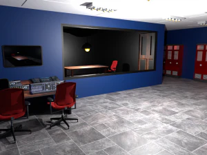 Sala degli interrogatori Modello 3D
