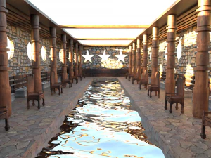 Grand hall - Classic Interior 3D Model