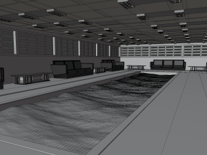 Pool Garden Model 3D