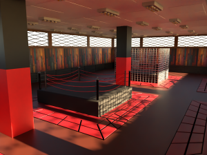 MMA Training Centre 3D Model