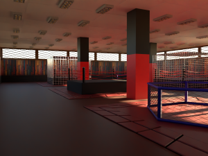 MMA Training Centre 3D Model