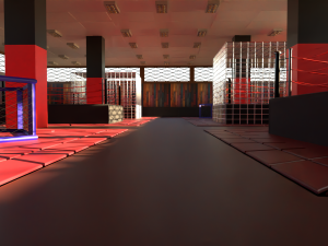 MMA Training Centre 3D Model