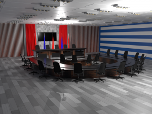 United Nations Security Council conference room 3Dモデル