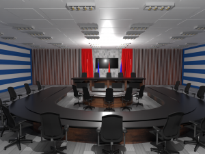 United Nations Security Council conference room 3Dモデル