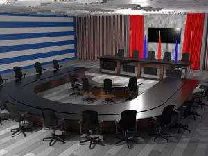 United Nations Security Council conference room 3Dモデル