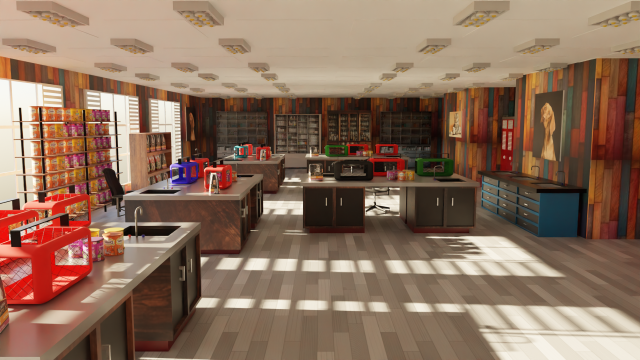 Veterinary Clinic 3D Model .c4d .max .obj .3ds .fbx .stl .blend