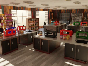 Veterinary Clinic 3D Model