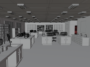Veterinary Clinic 3D Model