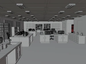 Veterinary Clinic 3D Model