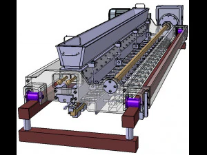 奶油泵机 3D 模型