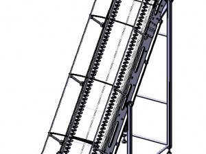 Bucket Conveyor Belt Modello 3D