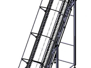 Bucket Conveyor Belt 3D Model