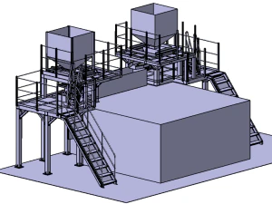 Hopper work platform CG Textures