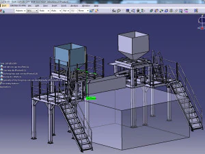 Hopper work platform CG Textures