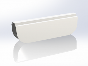Middle Piece for Half Bowl Pack of 2 - SureFeed Microchip Pet Feeder 3D Druckmodell