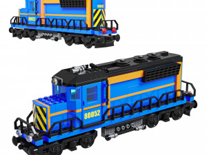 Train Lego Locomotive 80052 3D-Modell