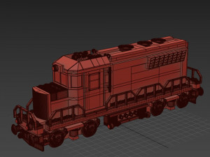 Train Lego Locomotive 80052 3D Модель