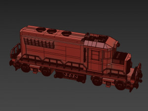 Train Lego Locomotive 80052 3D Модель