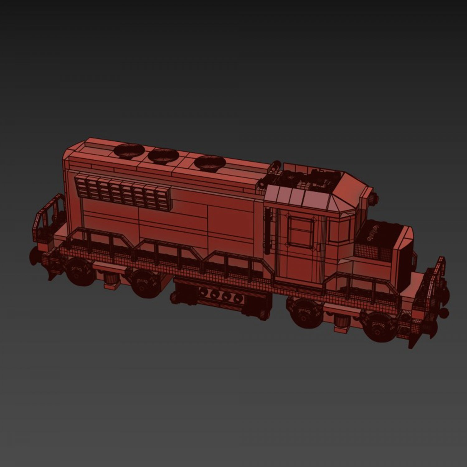 Train Lego Container 3D Model in Train 3DExport