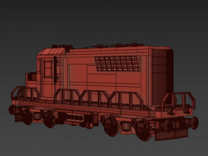Train Lego Locomotive 80052 3D Модель