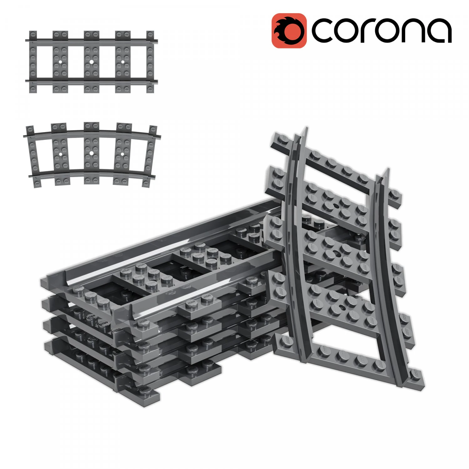 Lego Construction 3D Model .c4d .max .obj .3ds .fbx .stl .blend 