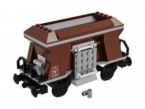 Train Lego Coal Hopper Model 3D