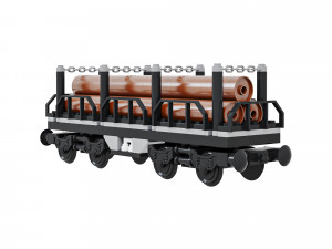 Train Cargo Tree Lego Modelo 3D